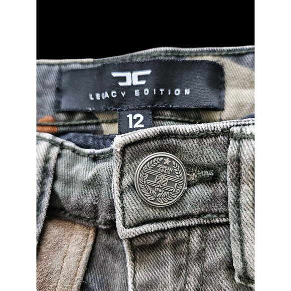 Jordan Craig Jeans Boy 12 Slim Camo Patchwork Legacy Edition Distressed Woodland - Picture 3 of 16